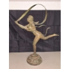 Image 1 : Brass ATLANTA -Marathon Running Woman- Sculpture by Paul Manship - 2ft. 10in Tall