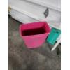 Image 7 : Assorted Garden and Cleaning Items with Trash Can