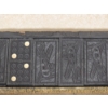Image 4 : Vintage Halsam Airplane Design 28 Pc Dominoes in Wood Box