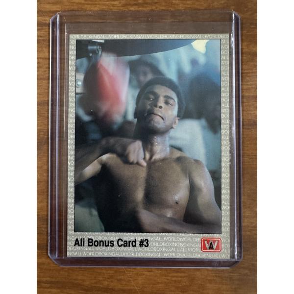 Rare Muhammad Ali Boxing Card In Protective Holder - Mint Condition
