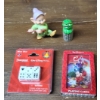 Image 1 : Vintage Ceramic "Dopey" Figure, 1982 Playskool "Oscar The Grouch", Disney Mice Dice & Disney Cards