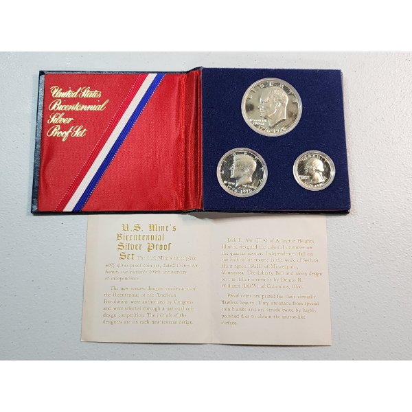 1976 U.S. Bicentennial 40% Silver Proof Set 