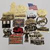 Image 1 : Collection Of Vintage Metal Commemorative Ornaments Celebrating Ohio