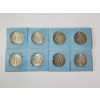 Image 4 : x8 Assorted Years 40% Silver Kennedy Half Dollars FV: $4.00