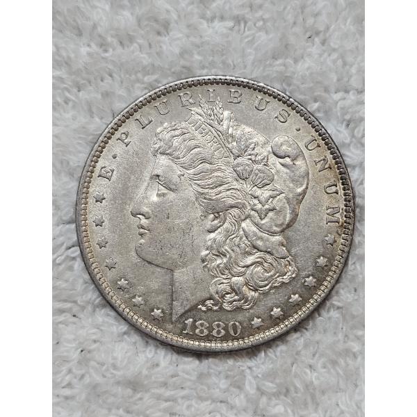 United States 1880 Morgan 90% Silver Dollar