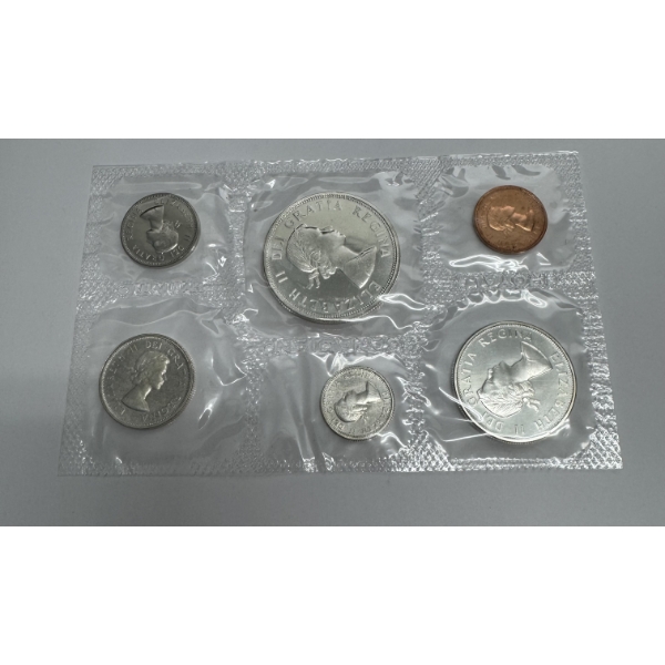 1964 Canada 6 Coin Silver Proof-like Set 1.11oz Pure Silver- Excellent Condition