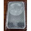 Image 2 : Five Troy Ounce Bar .999 Fine Silver in Plastic Featuring Indian Buffalo Design 