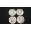 Image 1 : (4) 1964 90% Silver Kennedy Half Dollars - Face Value: $ 2.00
