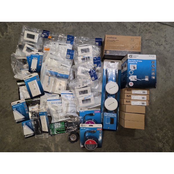 Huge All New, Coax Cable Installation Related Items Group