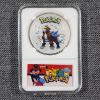 Image 1 : Commemorative Silver Plated Pokemon Commemorative Coin Ft. Entei in Nice Slab Display Case