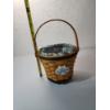 Image 7 : Longaberger 1999 May Series Daisy Basket with Fabric and Plastic Liner - Excellent Condition! 