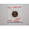 Image 1 : 1916 United States Wheat Cent With Off Center Obverse Side & Other Subsequent Errors! 