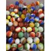 Image 3 : Huge Lot 1950's Marble King Marbles In Vintage Metal Crisco Can - Mint Condition