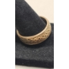 Image 3 : 10K Yellow Gold Woven Band Ring - Size 9.5 - Weight: 7.5g