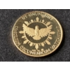 Image 2 : Rare Ut Unum Sint 18K Gold Coin Weighing 9.7 Grams - Marked 750 - Ft. Pope JOHN XXIII AND PAUL VI