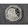 Image 1 : 1 Troy Oz .999 Fine Silver 2022 Merry Christmas Santa Claus Round From Golden State Mint