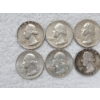 Image 2 : $2 Face Value of 90% Silver Washington Quarters - Assorted Years & Condition!