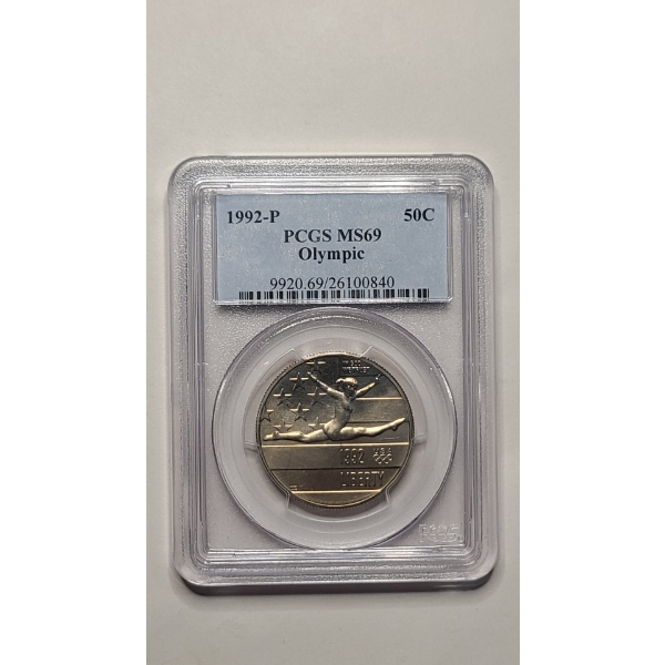 PCGS 1992-P MS 69 United States Olympic Commemorative Clad Half Dollar