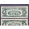 Image 5 : Lot of Two 1963 $2 Red Seal Federal Reserve Notes 