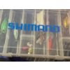 Image 7 : PICKUP IN CANTON - Blue SHIMANO Fishing Pack With All Contents Shown - Nice Lot Of Lures & More