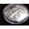 Image 3 : 1 Oz .999 Fine Silver 2018 American Eagle Round in Capsule Protector