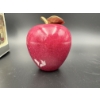 Image 7 : Happy Holidays Christmas Tin & Vintage Red Marble Apple Paperweight with Brass Stem 