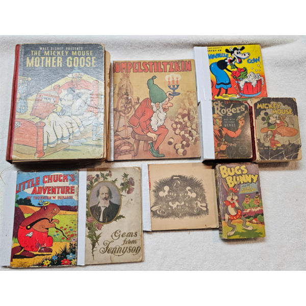 Collection of Rare, Vintage Children's Books and Comic Novels dating from the 1930s