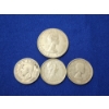 Image 6 : x4 80% Silver Canadian Coins: 1957 50-Cent Coin / 1954, 1965, 1941 25-Cent Coins