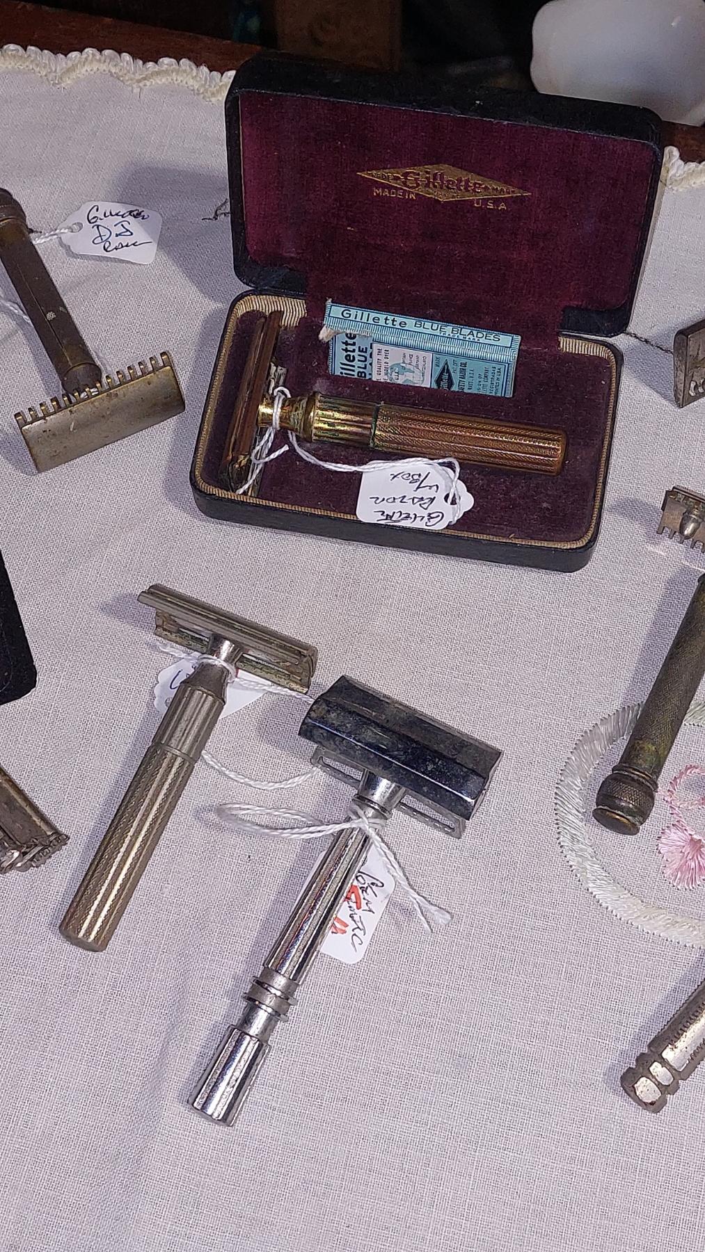 Vintage Razor Collection 10 Pcs Plus - Vintage Safety Razor Collection - See Pics