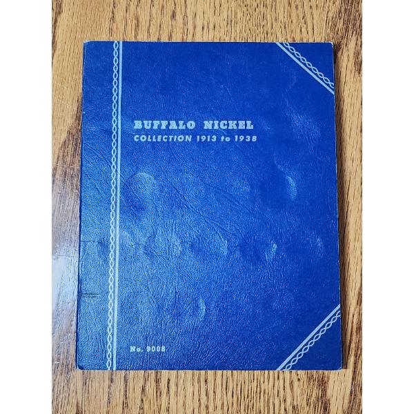 $0.60 Face Value of Assorted Buffalo Nickels in Collection Book