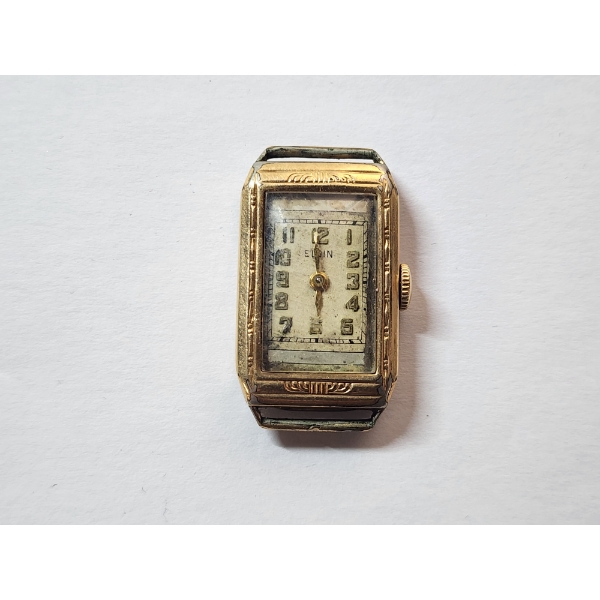 Vintage Art Deco Elgin USA Gold Filled Watch