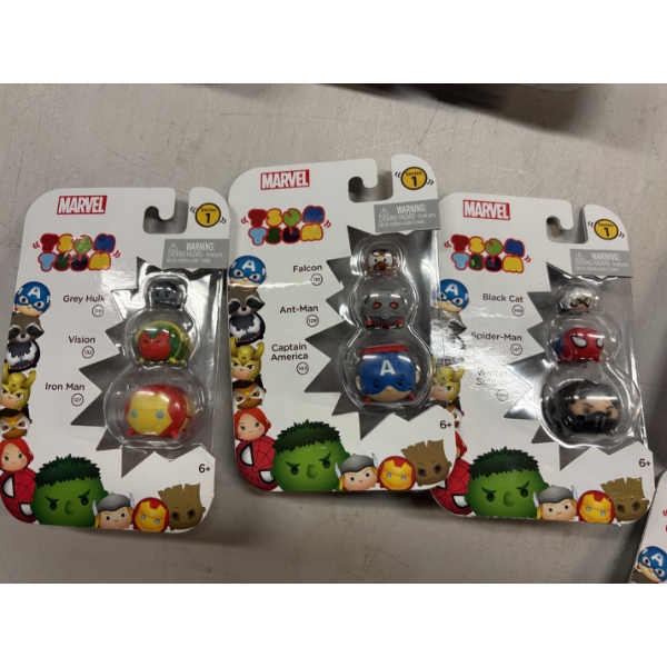 Set of 3 - Marvel "Tsum Tsum" Characters - New 