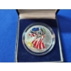 Image 2 : 1999 American Eagle 1 oz .999 Fine Silver Dollar Colorized Coin 
