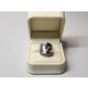 Image 1 : 14K Gold & Sterling Silver Ring w/ Heart Detail - Size 7 - TW: 8.3g