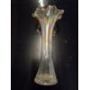Image 4 : Fabulous Condition 11'' Pearlescent Gorgeous Vintage Carnival Glass Vase 