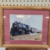 Image 6 : Two Nice Framed Railroad Photographs Including 1941 Union Pacific (4-8-8-4) "Big Boy" ~ TRAINS!