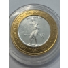 Image 2 : "Silver Strike" 0.6 Troy Oz .999 Fine Silver Limited Edition Gaming Token from the Las Vegas Club 