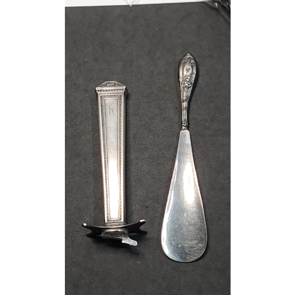 Sterling Silver Handle & Spatula - Total Weight: 127.6g