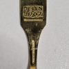 Image 2 : Danish Gilded Sterling Silver And Enamel 1967 Christmas Spoon (46.8g)