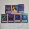 Image 1 : Yu-Gi-Oh! 7-Card Lot - ALL HOLO!!! - ALL 1ST EDITION!!! with Pokemon Sleeves (see pics)