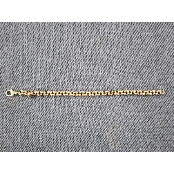 Thicker 14K Yellow Gold Bracelet Weighing A Total of 10.4 Grams