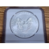 Image 4 : 2021(P) NGC MS70 Heraldic Eagle T-1 Emergency Production - Signed - 1 oz .999 Fine Silver 