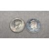 Image 1 : 1968-D Kennedy 40% Silver Half Dollar & 2003-S 90% Silver Kennedy Half Proof Dollar - Face Value: $1