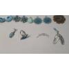 Image 4 : Assorted Costume Jewelry With Beautiful Blue Stones Including Necklace Pendants, Earrings & More