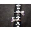 Image 14 : Stunning Sterling Silver Rings Ft. Purple Stones Including Amethyst Weighing 13.3 Grams Total