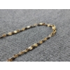 Image 4 : Beautiful Unique 14K Yellow & White Gold Necklace ~ Weighing 2.9 Grams