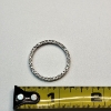 Image 7 : Stunning 10K White Gold Circle Pendant - Total Weight: 2.1g