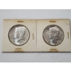 Image 1 : Two 1964 90% Silver Kennedy Half Dollars 