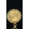 Image 5 : 1/10 oz 1995 $5 American Gold Eagle Coin Set In A 14K Gold Bezel With 14K Gold 24" Chain - TW: 10.6g