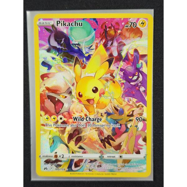 Pikachu 160/159 Holo Full Art Rare Pokemon Trading Card 